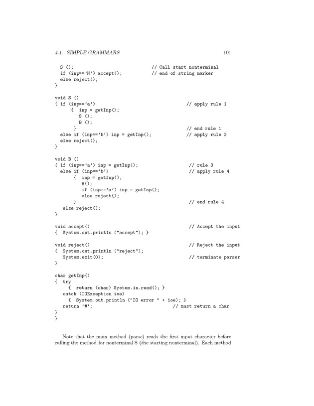 Compiler Design: Theory, Tools, and Examples - Page 101